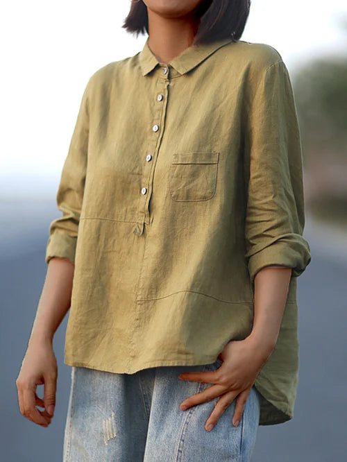 Women's blended cotton shirt - Stylish and comfortable for everyday use
