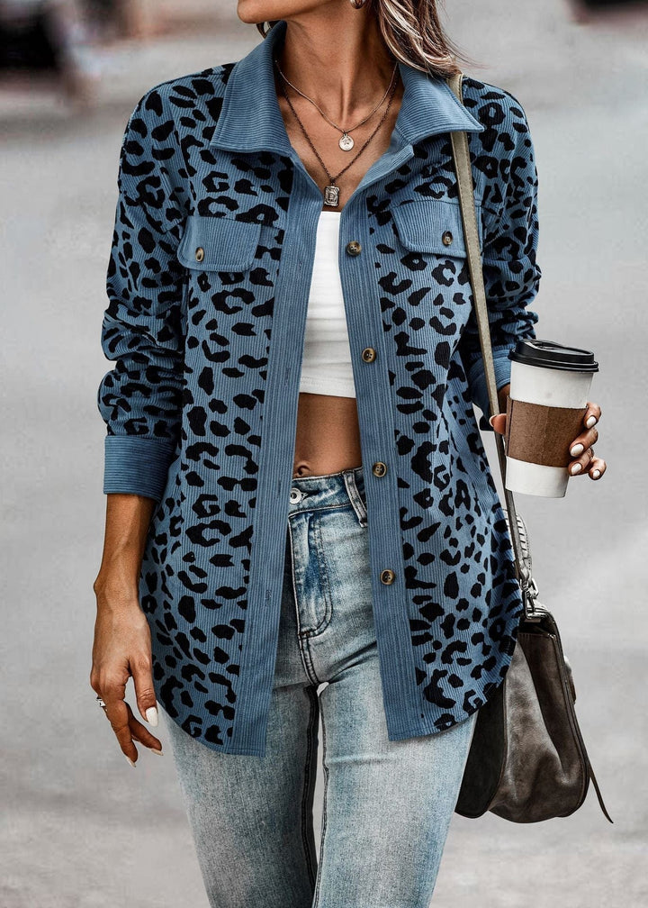 Women's Leopard Print Krystal Jacket