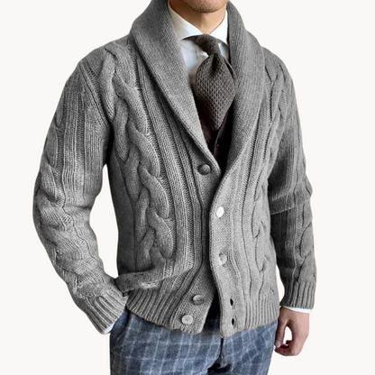 Willem | Knitted Scarf-Knit Jacket