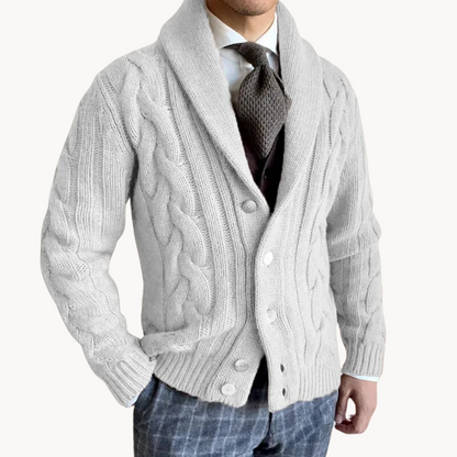 Willem | Knitted Scarf-Knit Jacket