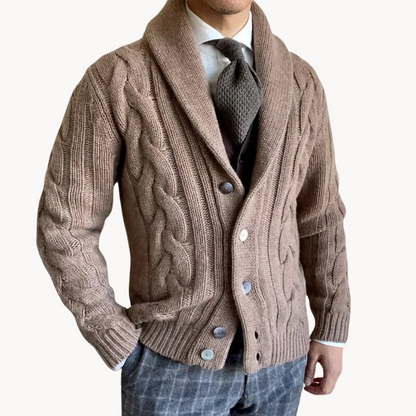 Willem | Knitted Scarf-Knit Jacket