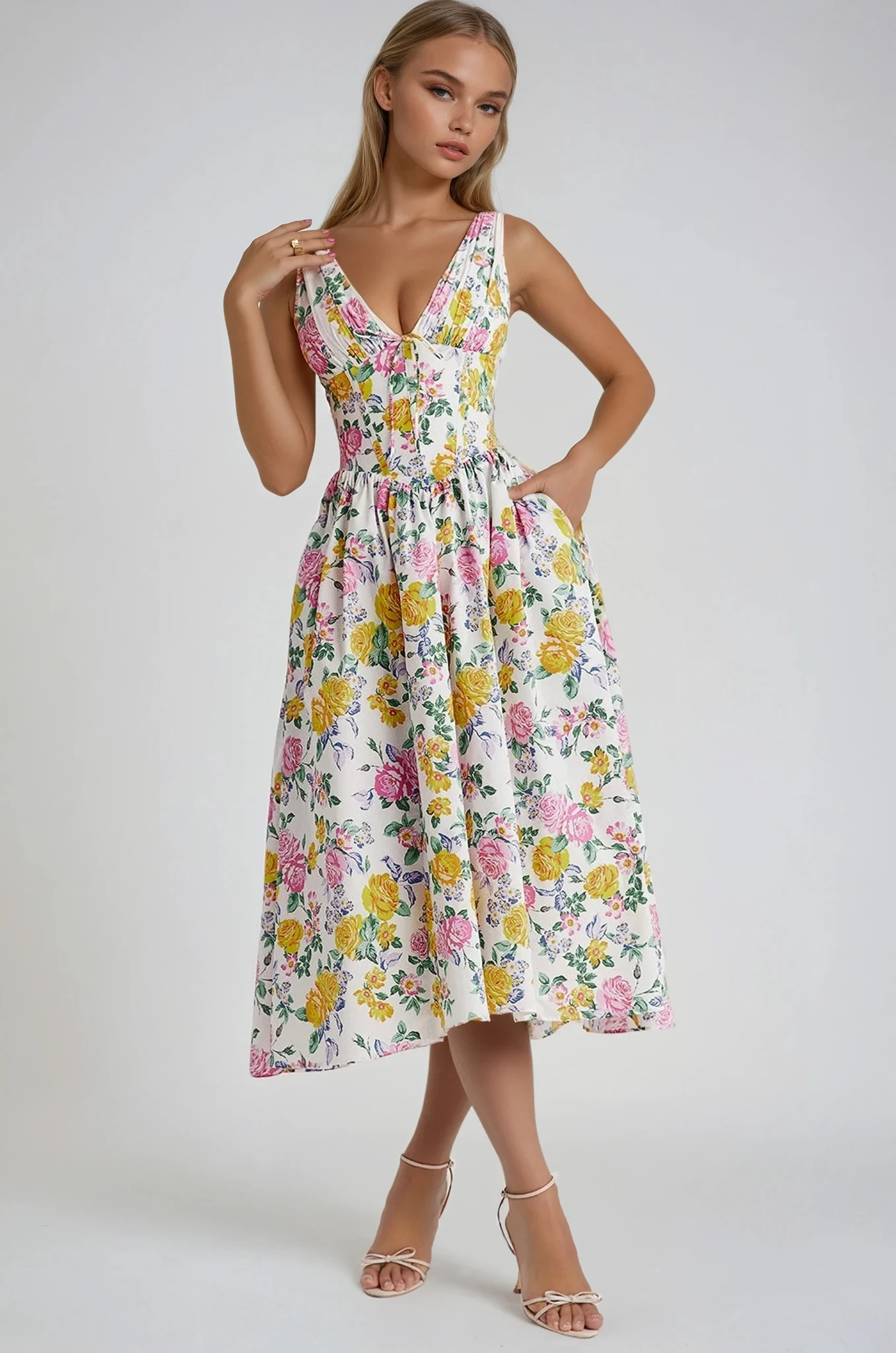 Beautiful Lightweight Summer Dress - Olytrend
