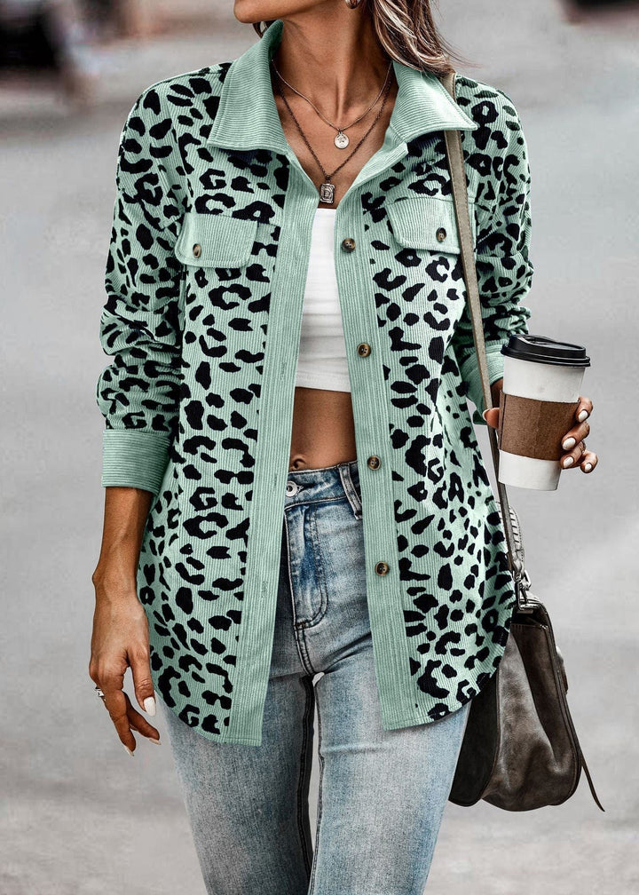 Women's Leopard Print Krystal Jacket
