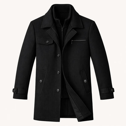 Warm Water Resistant Men's Zip Jacket - Nocini