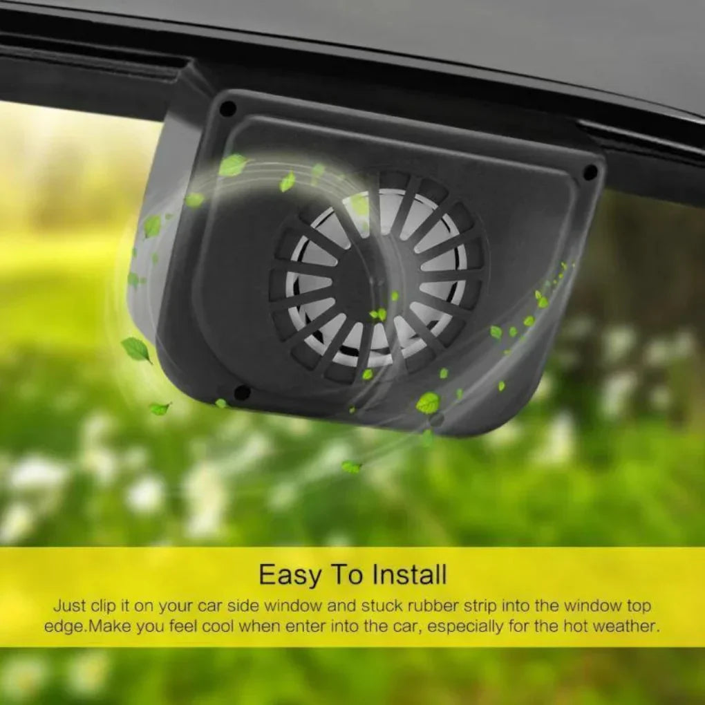 Car Auto Solar Window Ventilation Fan