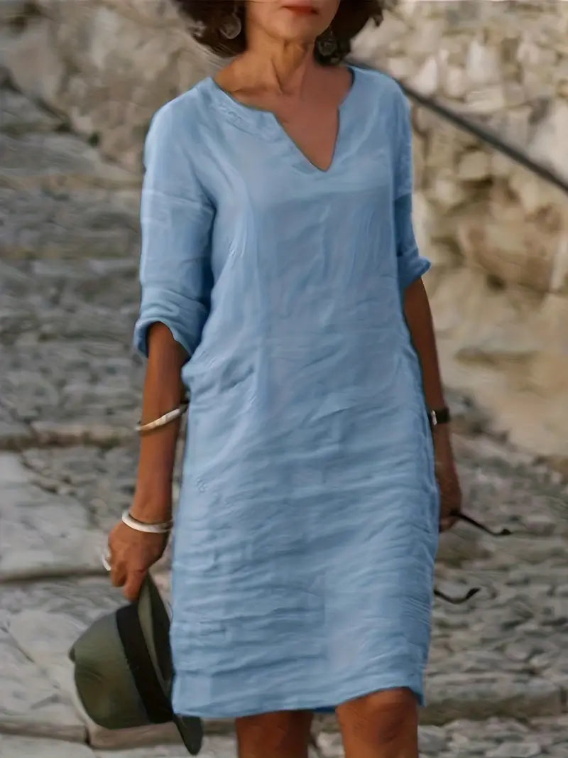 Casual 3/4 Sleeve Emily Dress