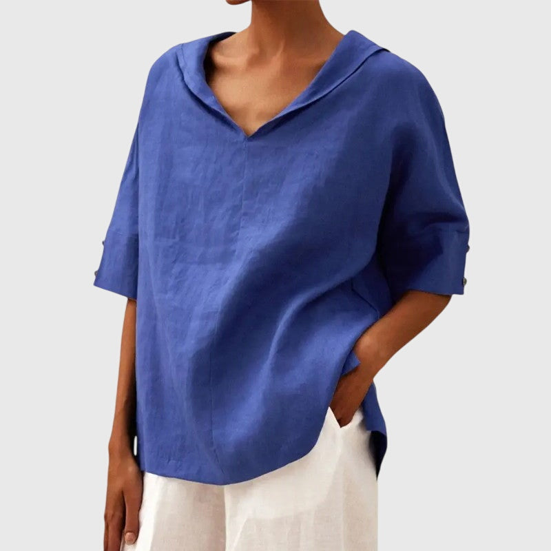 Women's Lightweight Sky Blue Top - Olytrend