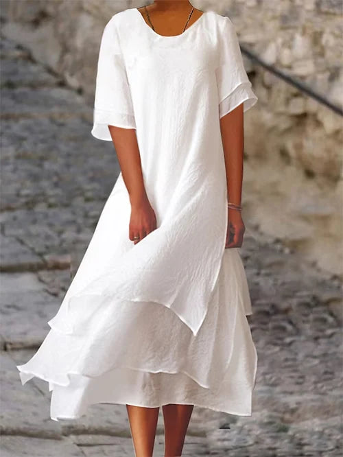 Women's Layer Loose Dress | Maxi
