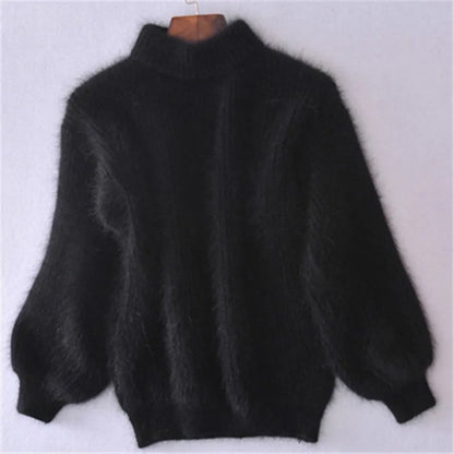 Vintage-Style Angora Sweater by Brenda