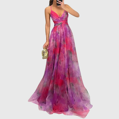 Beautiful Flower Long Dress