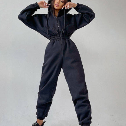 Women's Hoodie Two-Piece Set for Everyday and Leisure