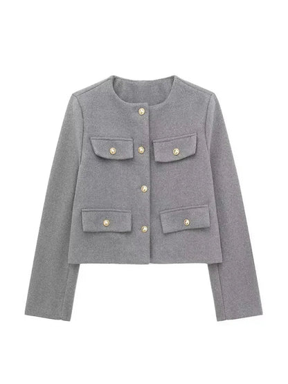 Willow | Short Jacket with Pockets for Women — Elegance & Refined Finish
