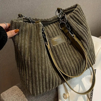 Velvet cotton bag