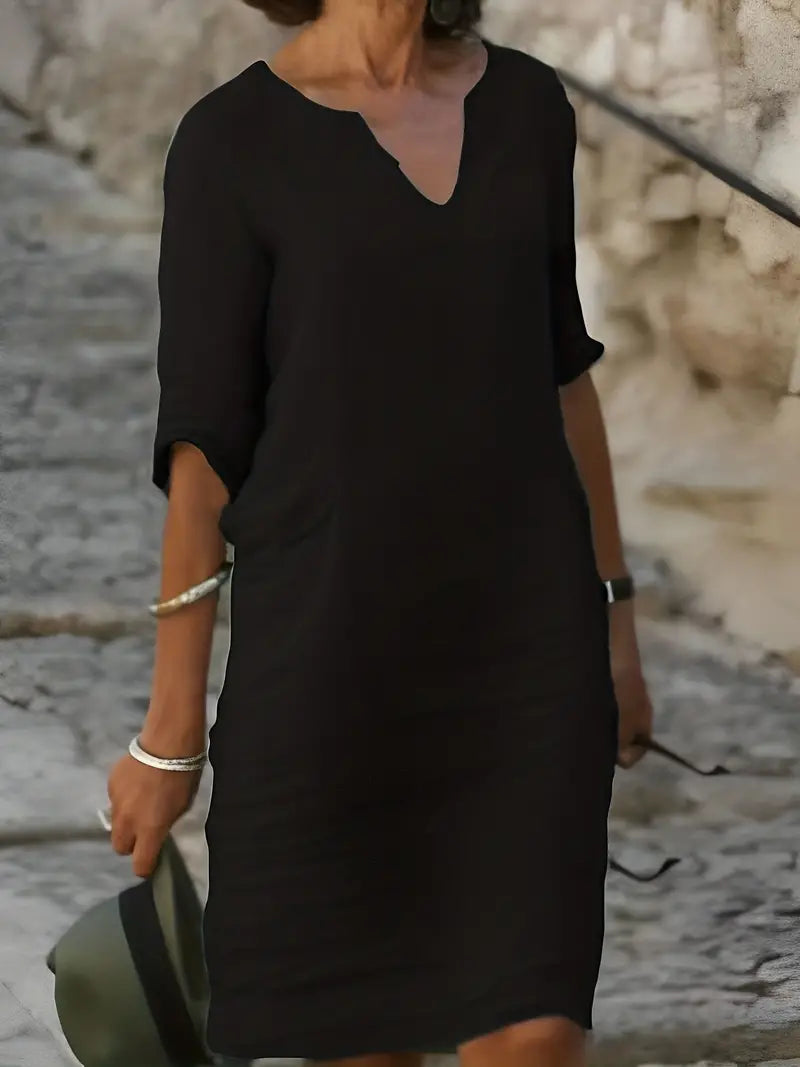 Casual 3/4 Sleeve Emily Dress