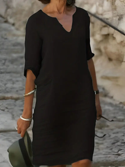 Casual 3/4 Sleeve Emily Dress