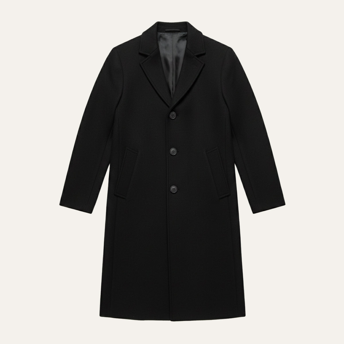 Warm Classic Mens Wool Pea Coat