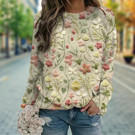 Women's Casual Cozy Spring Sweater - Olytrend