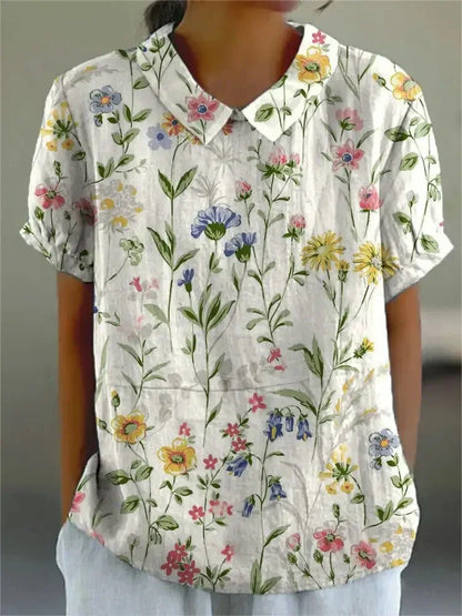 Bea | Elegant Flower Blouse for Women