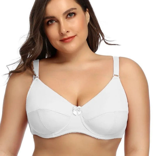 Underwire bra for women | Plus Size & Full Coverage | Unpadded bralette | Elastane