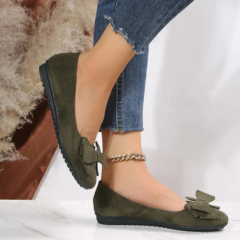Women's ballerinas | Flat soles & slippers | Decorative bow | Comfortable & stylish