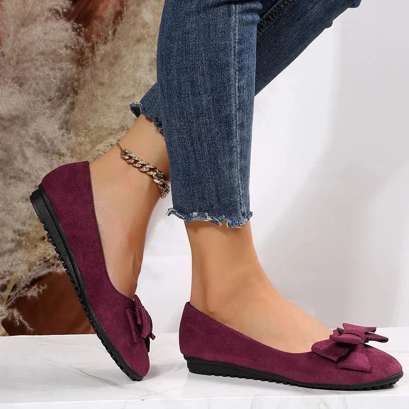 Women's ballerinas | Flat soles & slippers | Decorative bow | Comfortable & stylish