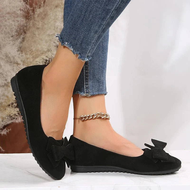 Women's ballerinas | Flat soles & slippers | Decorative bow | Comfortable & stylish