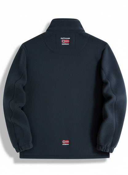 Warm Waterproof Men's Fleece Zip Jacket