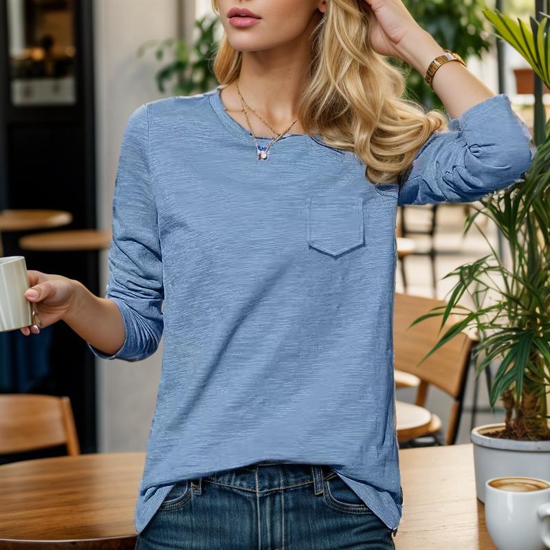 Women's long-sleeve autumn shirt | Perfect for all seasons