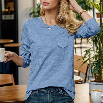 Women's long-sleeve autumn shirt | Perfect for all seasons