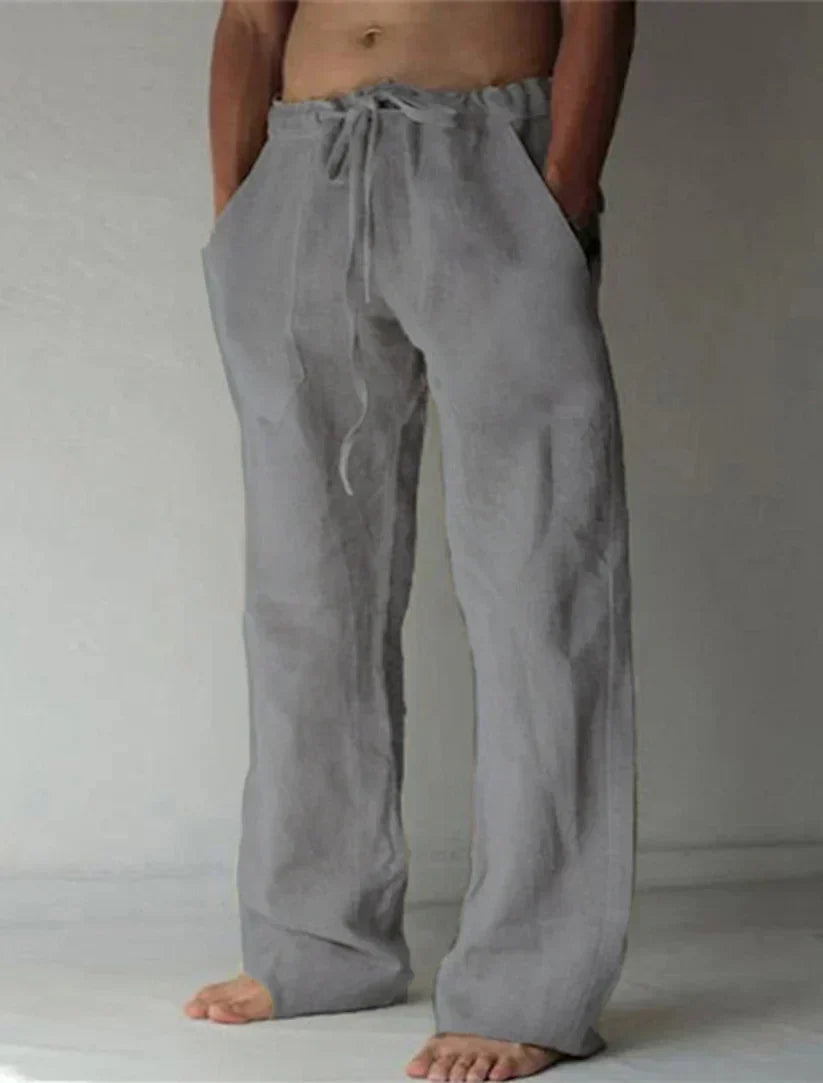 Arthur - Loose linen pants for men