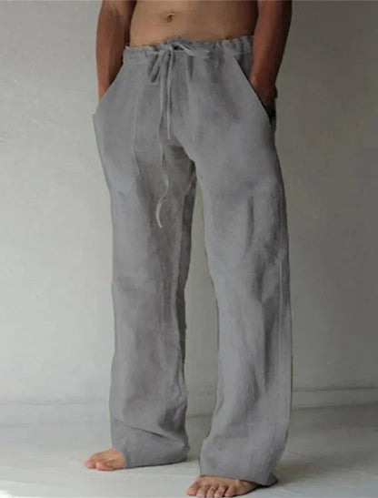 Arthur - Loose linen pants for men