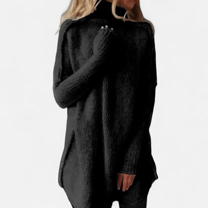 Ancient World | Women's Twisted Hand-Knitted Sweater in Premium Knitwear