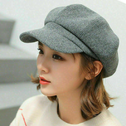 Vintage Style Balloon Cap And Comfort For Winter