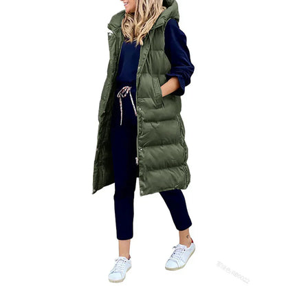 Warm sleeveless spring jacket: Amelia