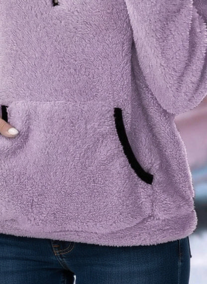 Warm Fleece Pullover Sweater for Ladies