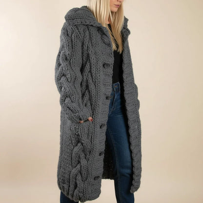 Warm Cozy Women's Winter Coat Cardigan