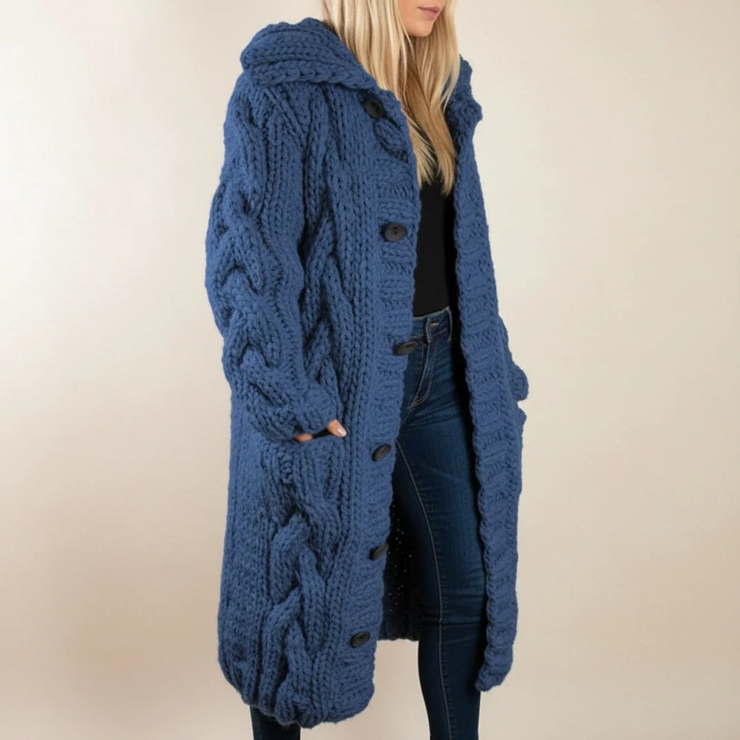 Warm Cozy Women's Winter Coat Cardigan - Olytrend