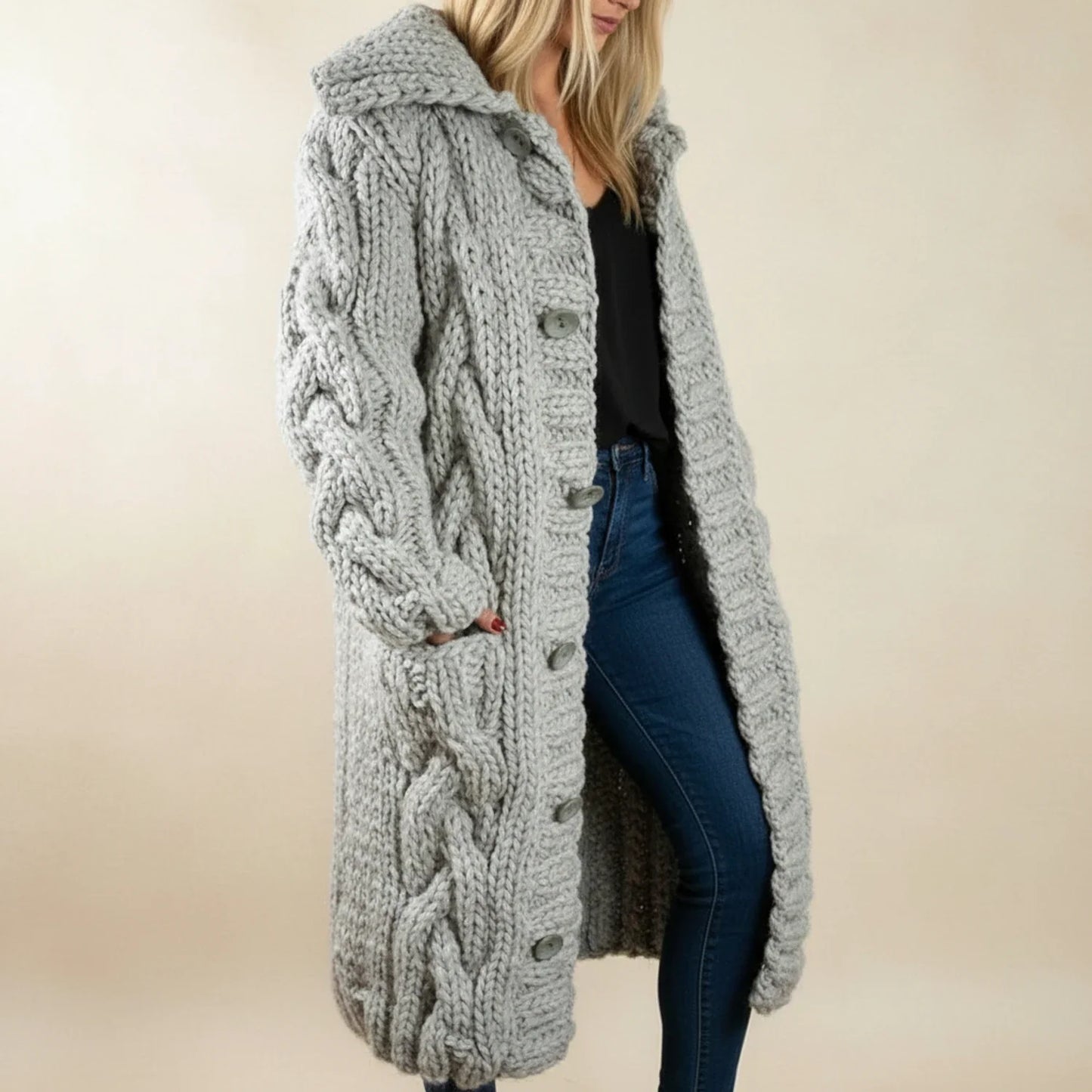 Warm Cozy Women's Winter Coat Cardigan