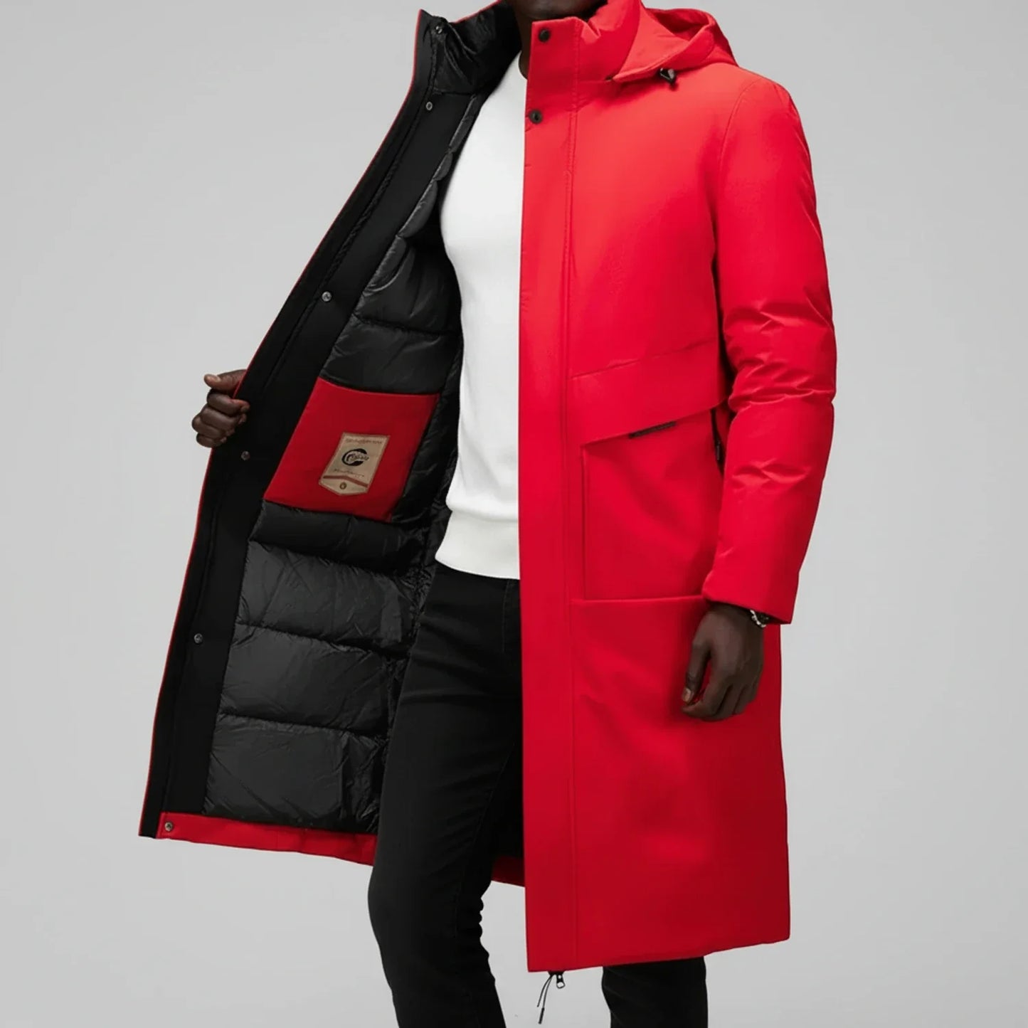 Warm Waterproof Men's Winter Parka Coat