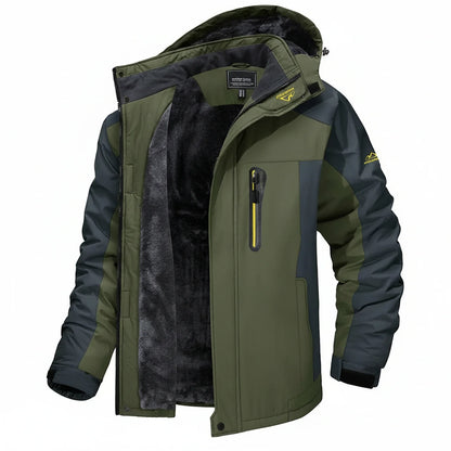 Warm Waterproof Men's Parka Coat - Olytrend