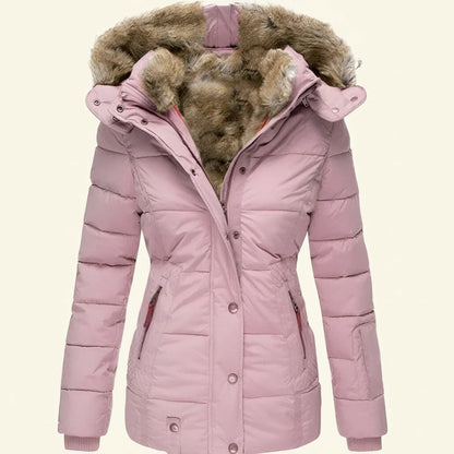 Warm Waterproof Puffer Coat for Ladies