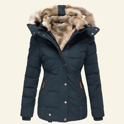 Warm Waterproof Puffer Coat for Ladies