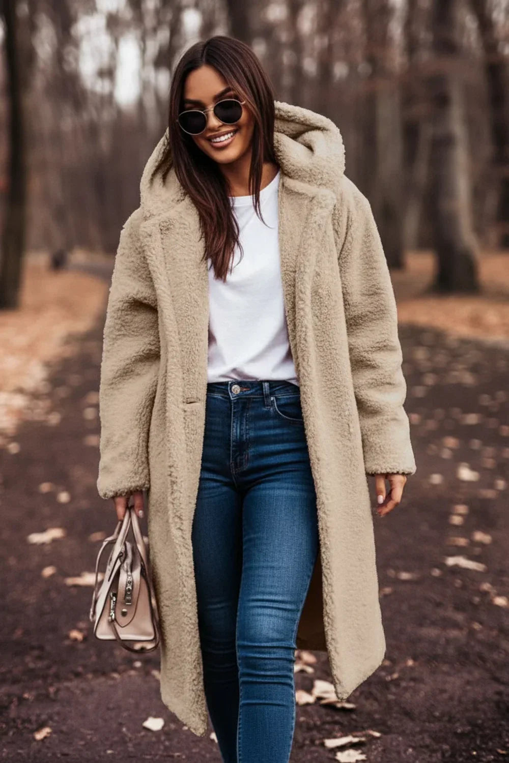 Warm Fuzzy Parka Jacket for Ladies - Olytrend
