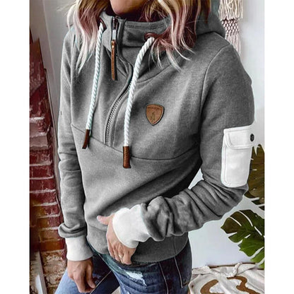 Adeline – Casual Hoodie with Modern Details