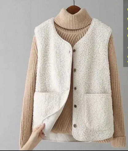 Women’s Teddy Pocket Gilet | Sleeveless