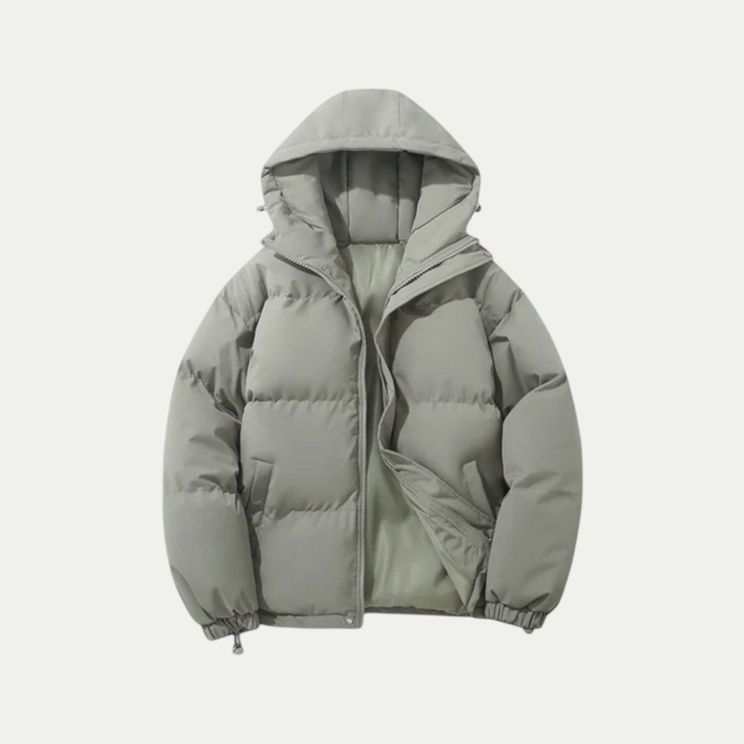 Waterproof Down Hooded Puffer Winter Jacket