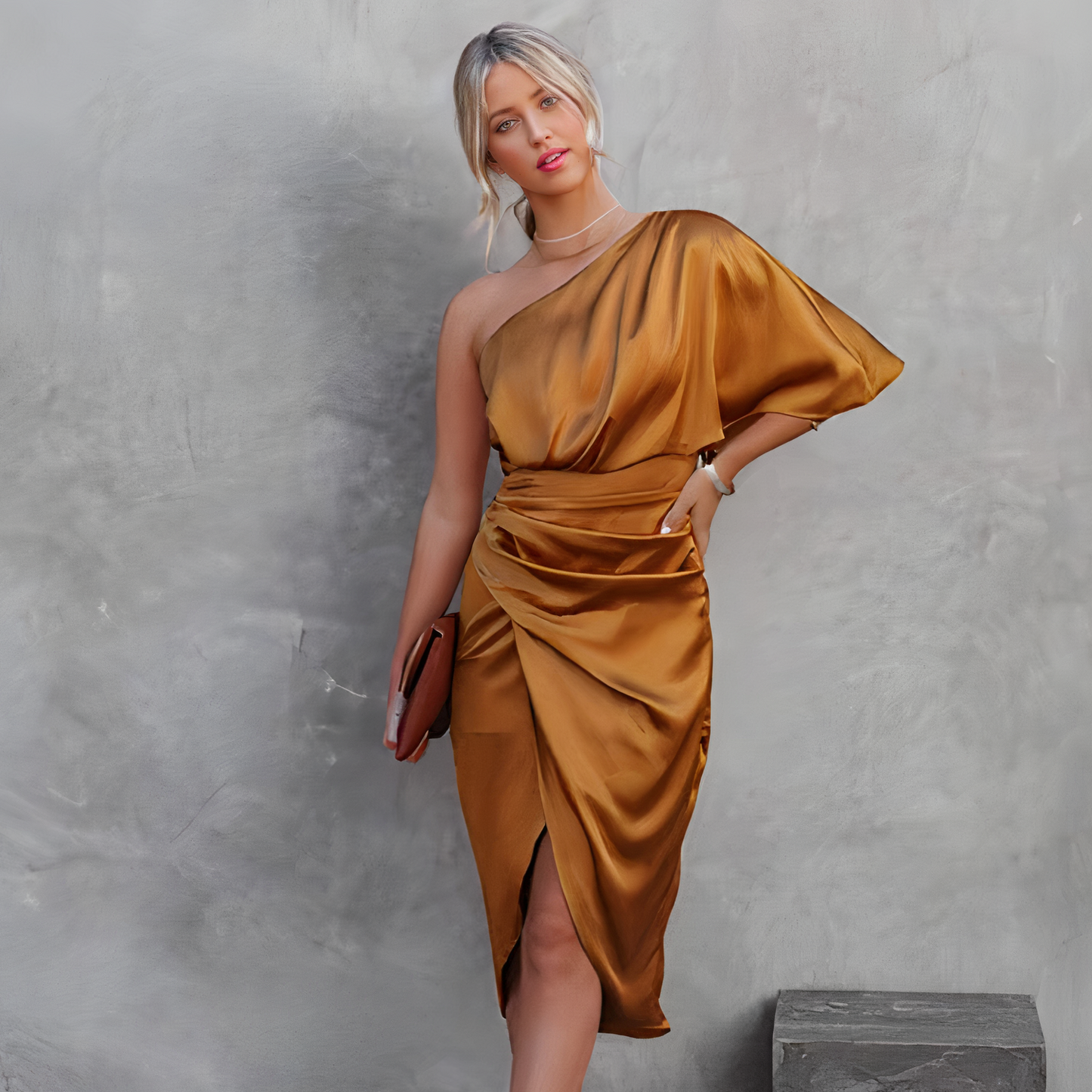 Aurelia - Elegant silk evening dress