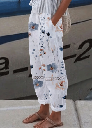 Women's comfy floral pants