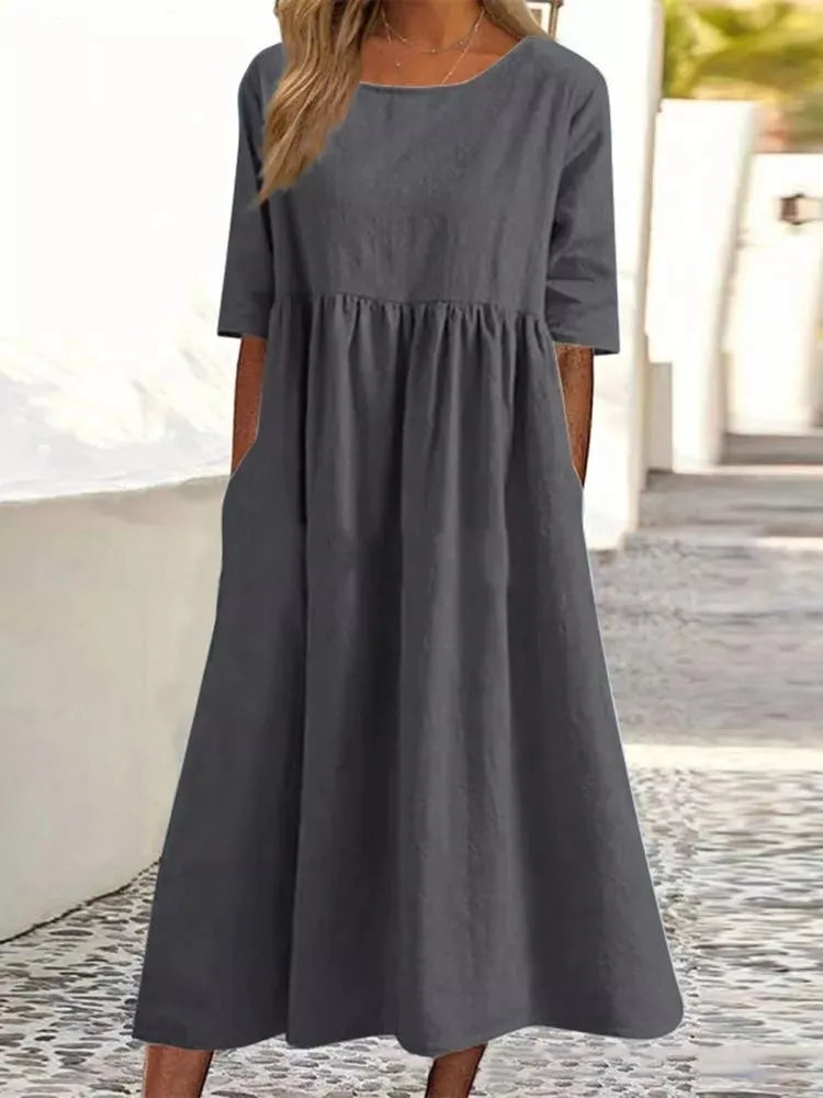 Chic Floral Women's Dress