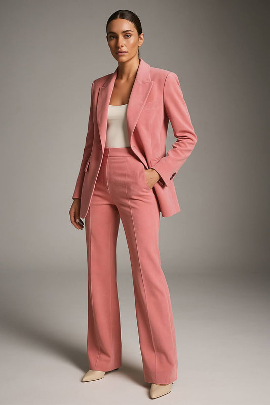 Women’s Stylish Winter Blazer and Pants Set | Chic